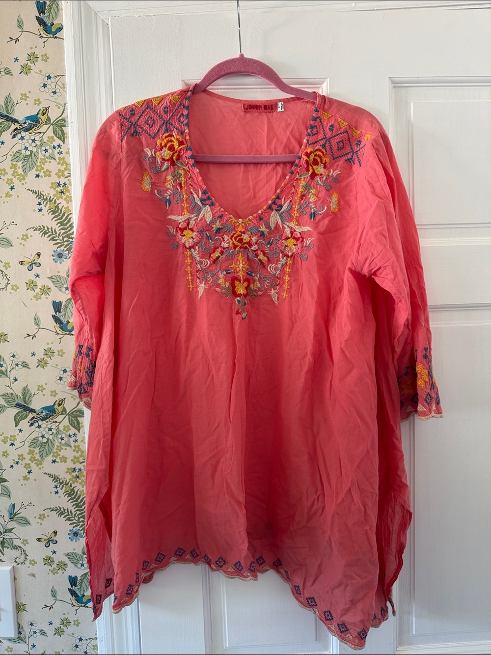 JOHNNY WAS Rosetta Tunic L **see description!